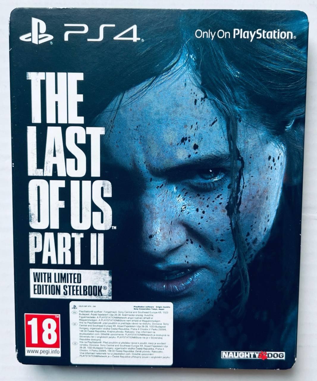 The Last of Us Part II Limited Edition Steelbook, Б/У, русская версия -  диск для PlayStation 4