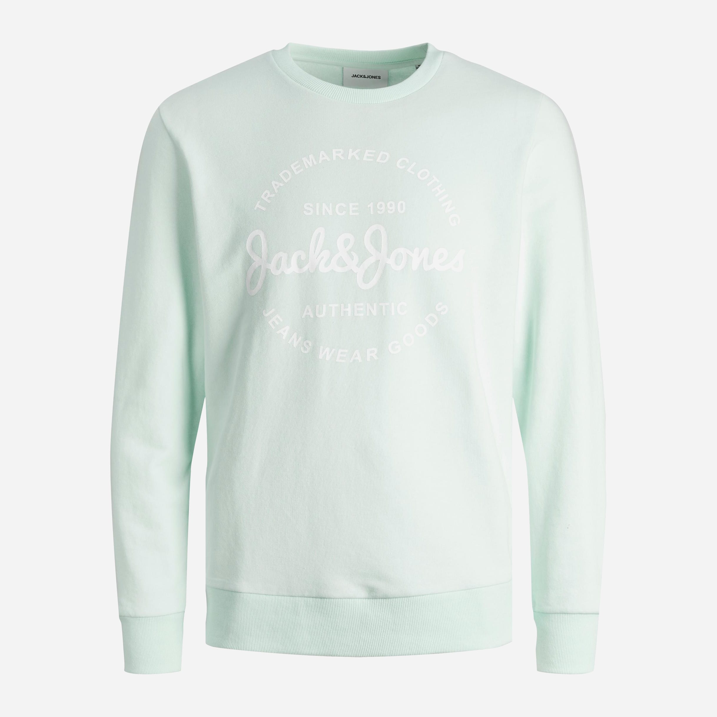 Акція на Світшот чоловічий Jack & Jones 12248002-63092 2XL Soothing Sea від Rozetka