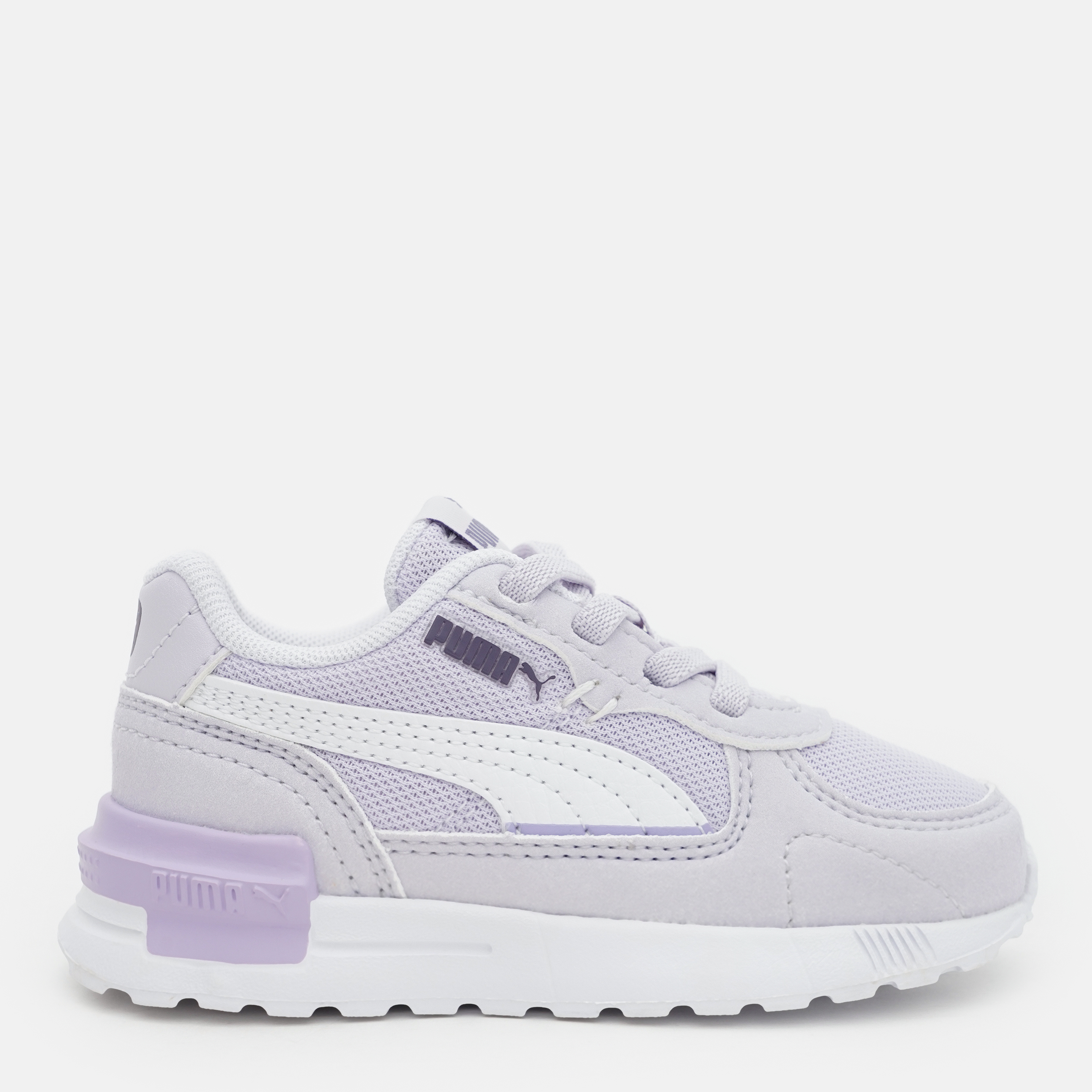 Акція на Дитячі кросівки для дівчинки Puma Graviton AC Inf 38198922 23 (6) Spring Lavender-Puma White-Purple Charcoal від Rozetka