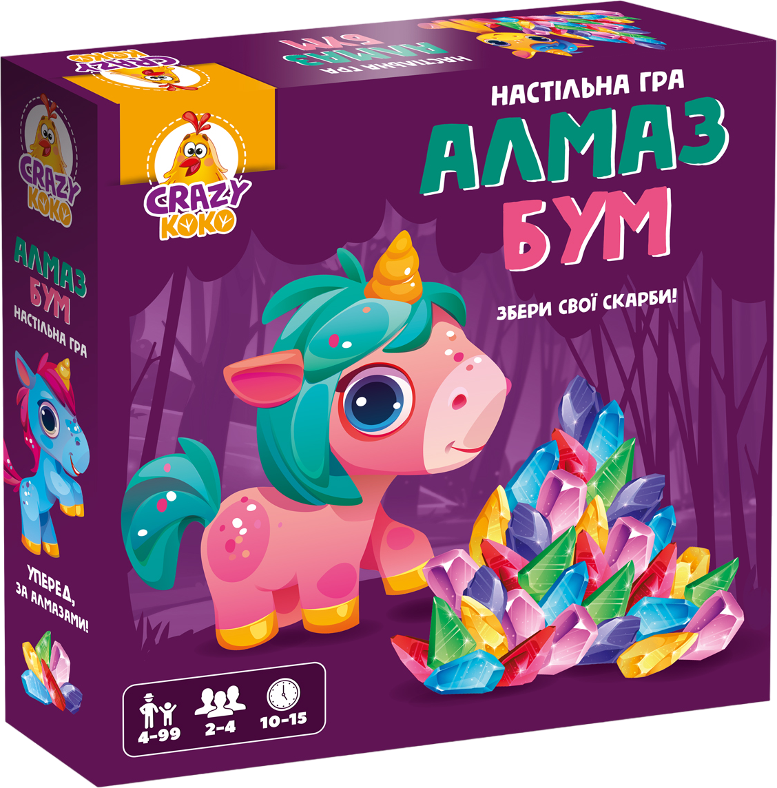 Настольная игра Vladi Toys Алмаз бум единорожки (VT8055-31)