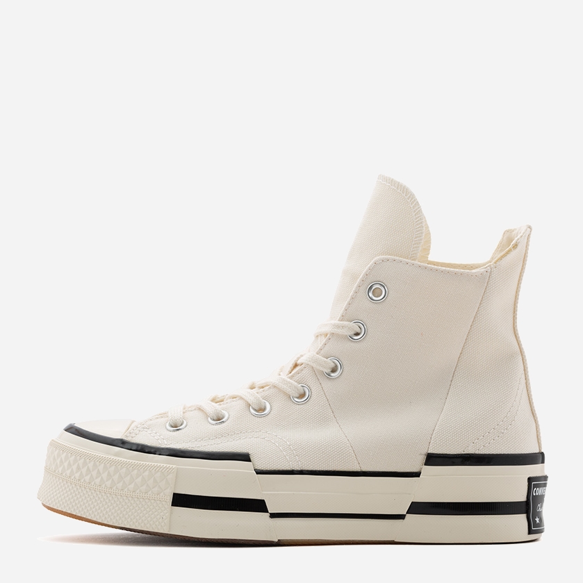 Акція на Жіночі кеди високі Converse Chuck 70 Plus A00915C 39.5 Білі від Rozetka