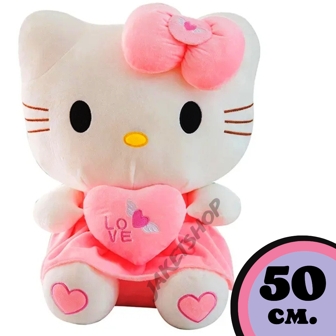 Мягкая плюшевая игрушка Хеллоу Китти фигурка Hello Kitty кукла в ...