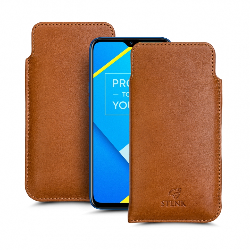 

Футляр Stenk Elegance для Realme C2 Camel