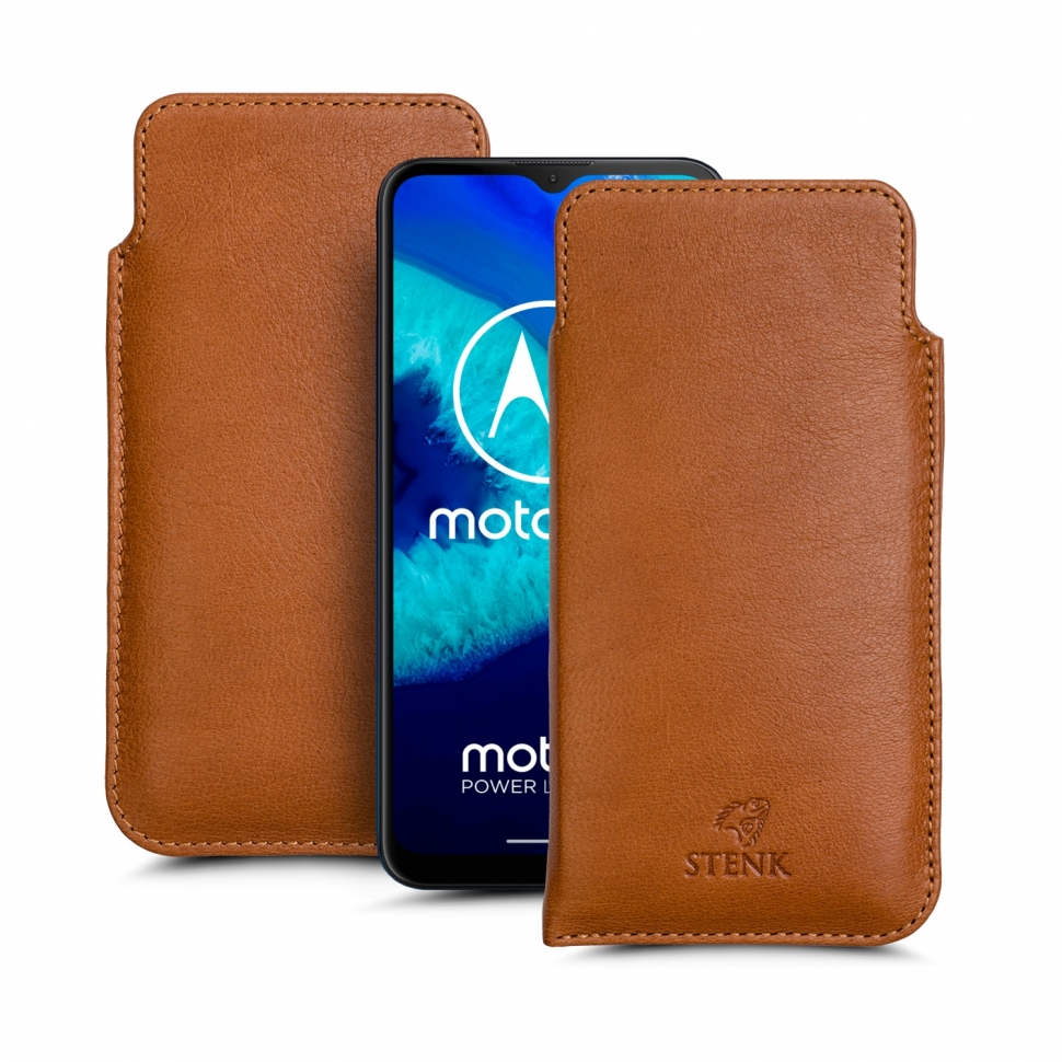 

Футляр Stenk Elegance для Motorola Moto G8 Power Lite Camel