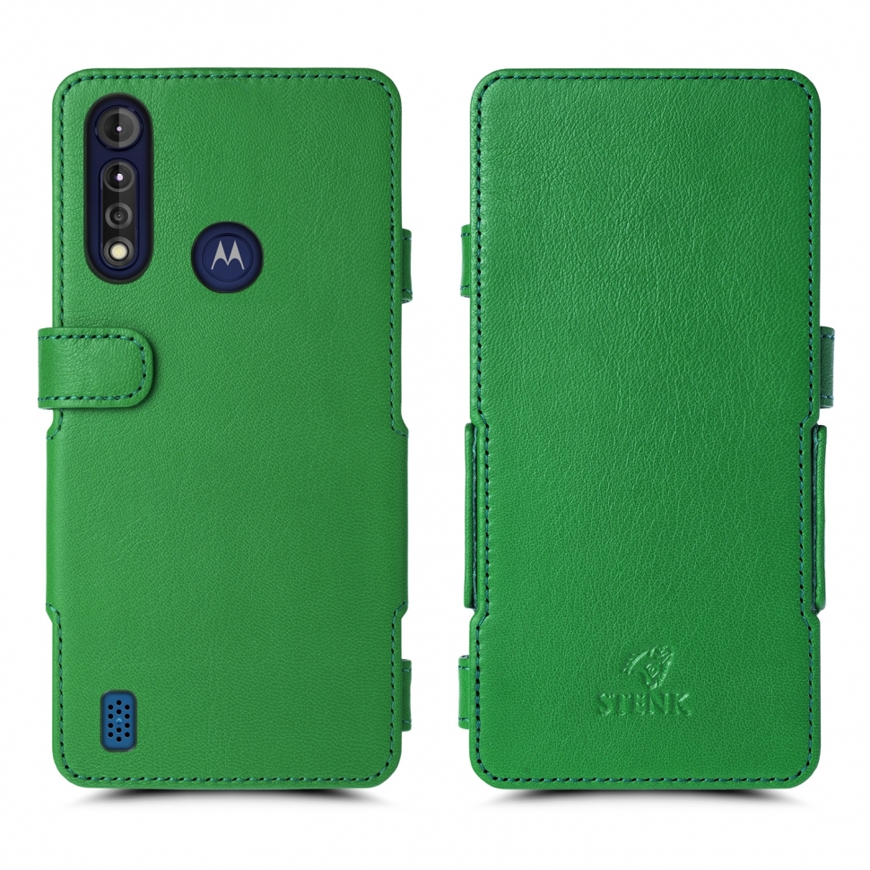 

Чехол книжка Stenk Prime для Motorola Moto G8 Power Lite Зелёный