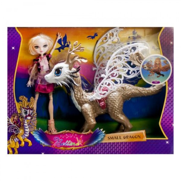 

Кукла "Ever After High". Эппл Вайт с драконом Бребеном 68008 TRG-24890