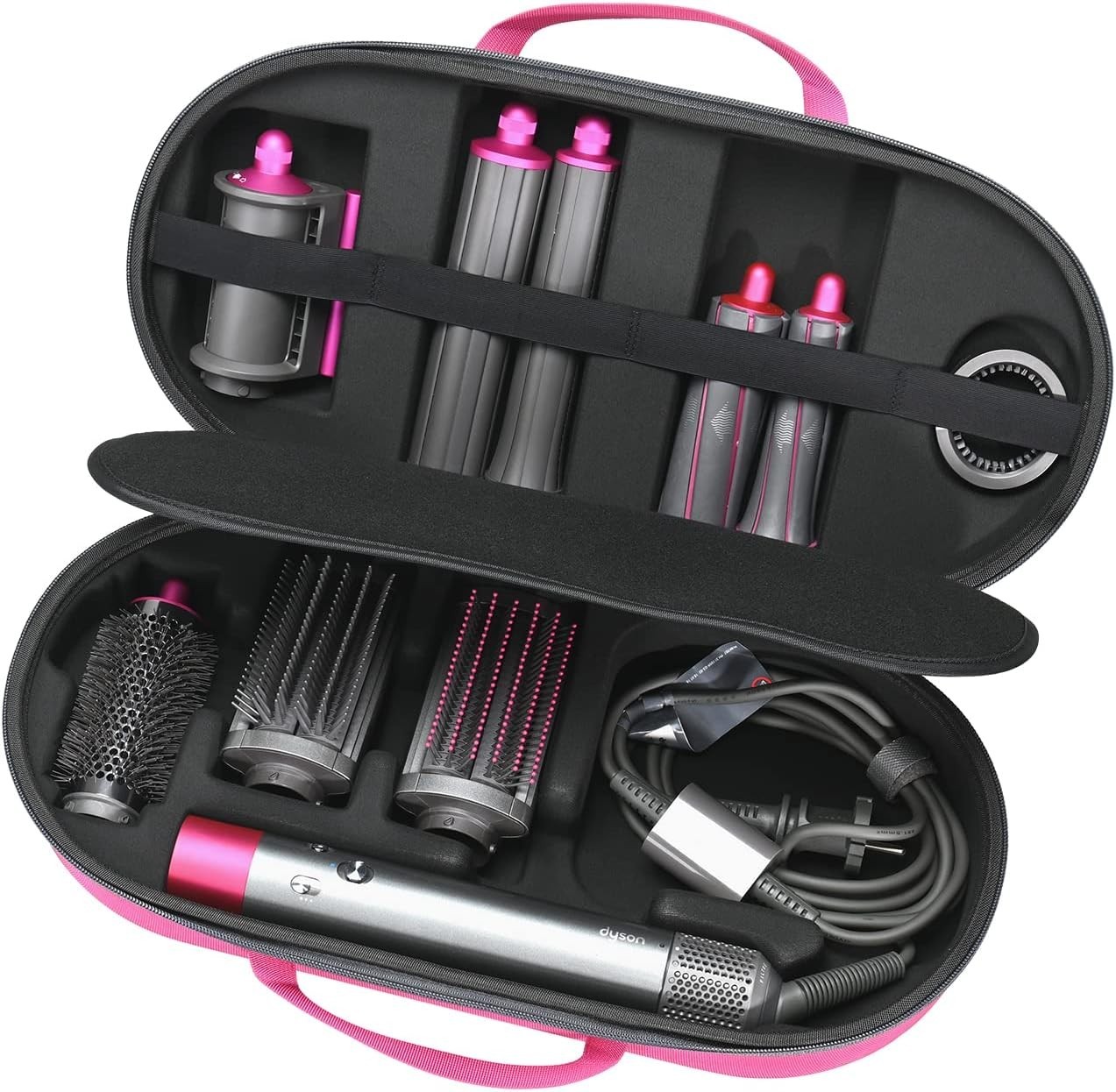 Дорожная сумка для хранения Dyson Airwrap Styler розовая – фото