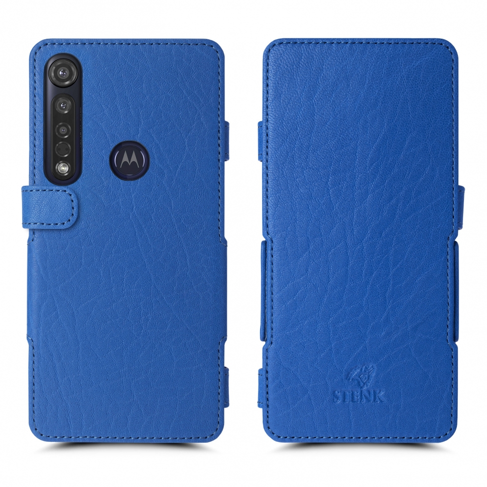 

Чехол книжка Stenk Prime для Motorola Moto G8 Plus Ярко-синий