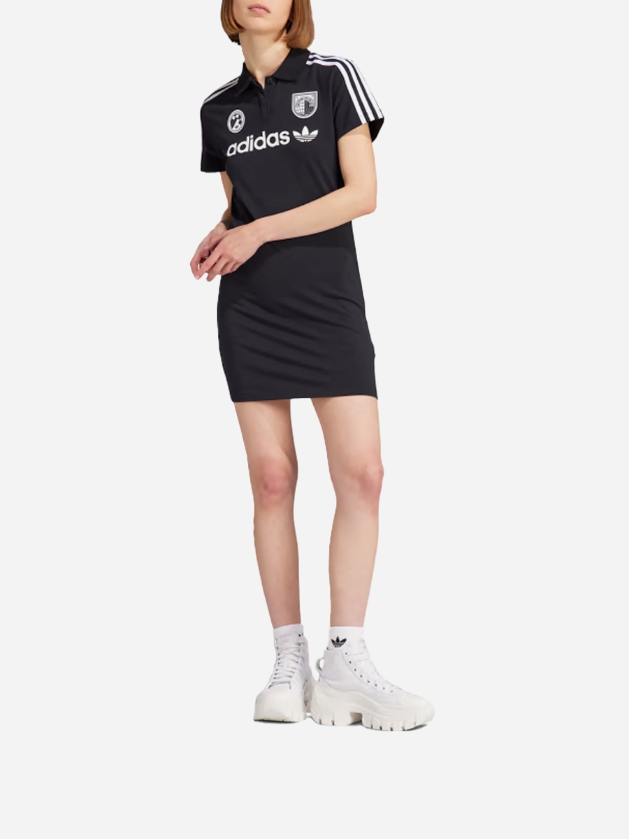 Акція на Сукня-футболка коротка літня жіноча Adidas IR9788 M Чорна від Rozetka