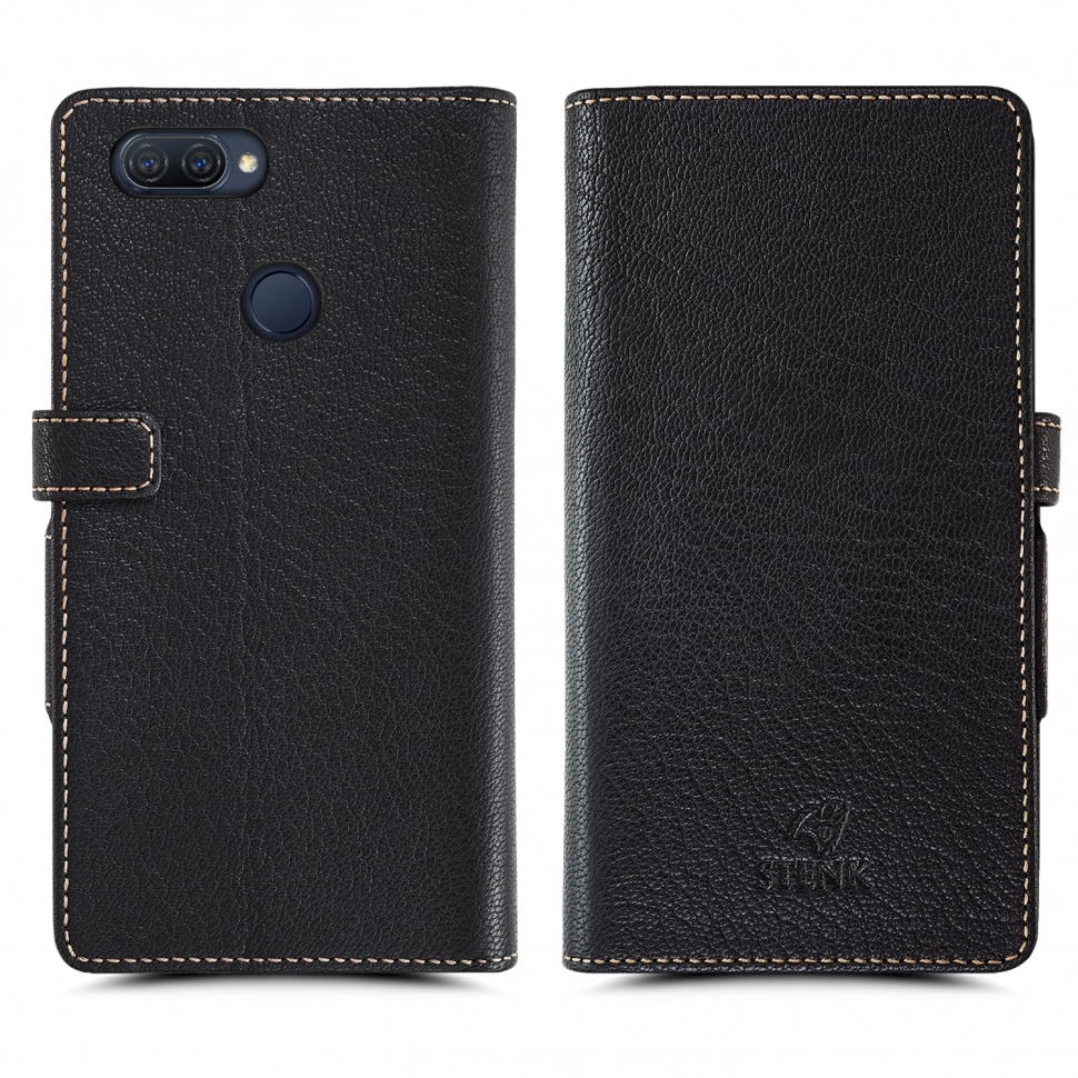 

Чехол книжка Stenk Wallet для OPPO A12 Чёрный