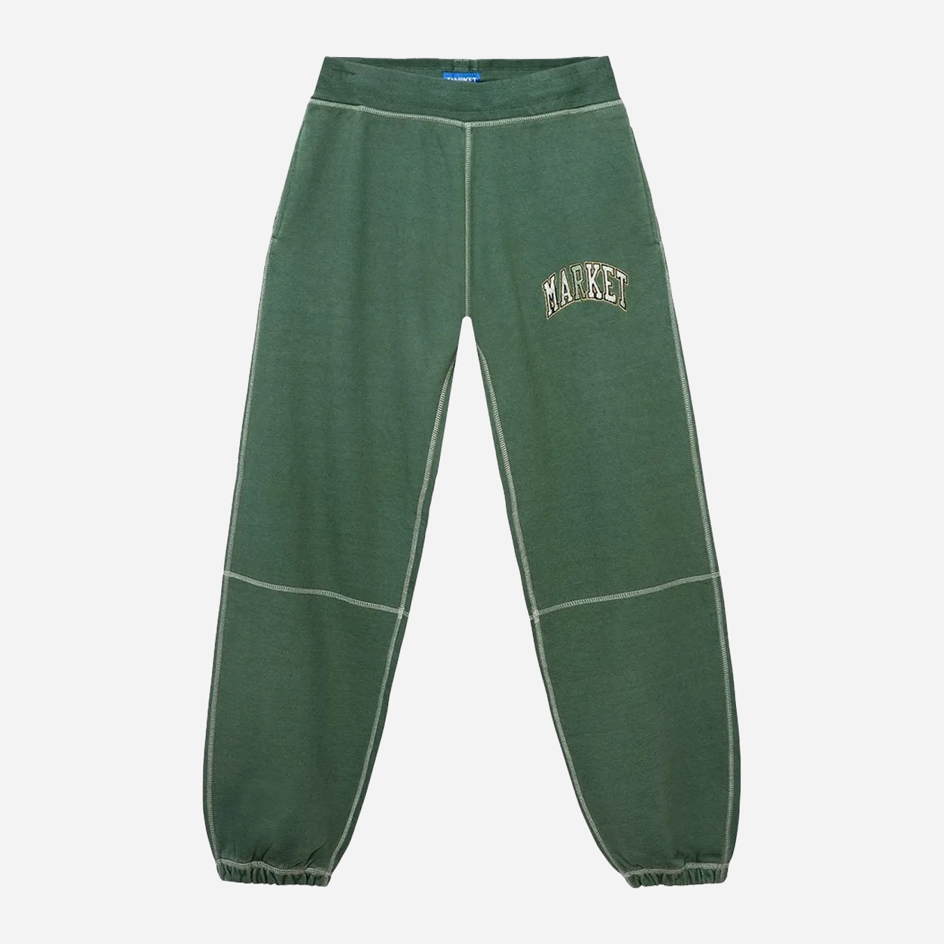 Акція на Спортивні штани чоловічі Market 395000629-0433 L Зелені від Rozetka