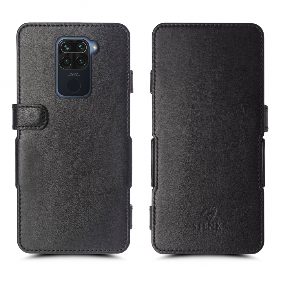 

Чехол книжка Stenk Prime для Xiaomi Redmi Note 9 Чёрный