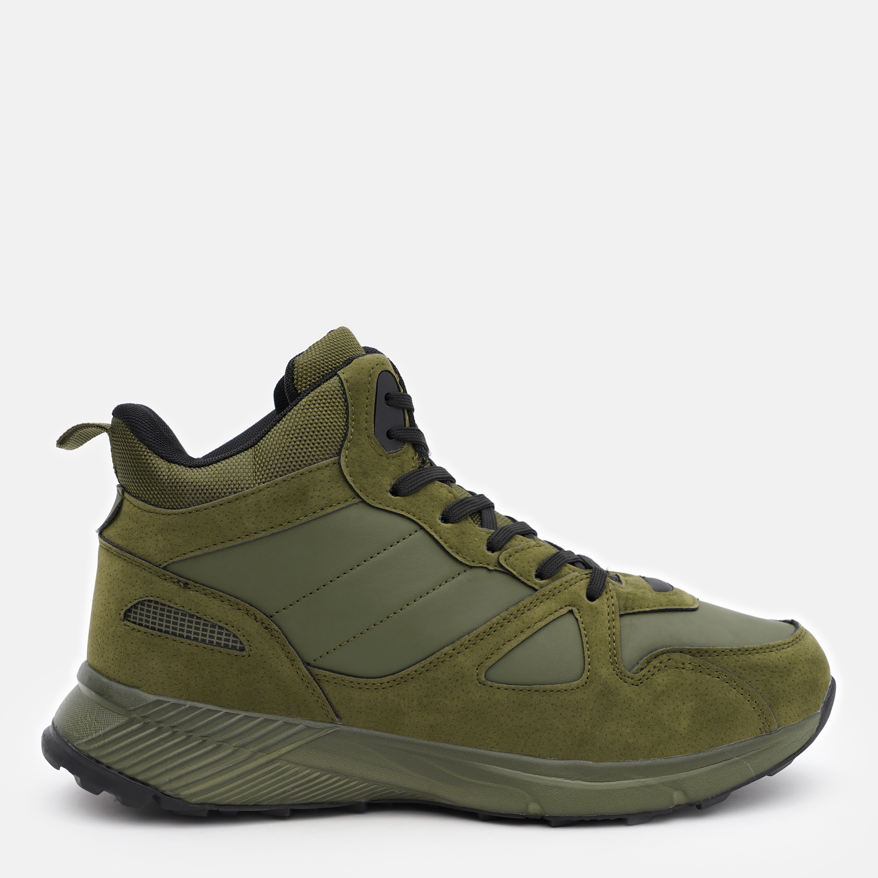 Акція на Чоловічі зимові черевики Demur A91023-6 41 Зелені від Rozetka