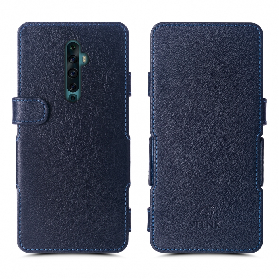 

Чехол книжка Stenk Prime для OPPO Reno2 F Синий