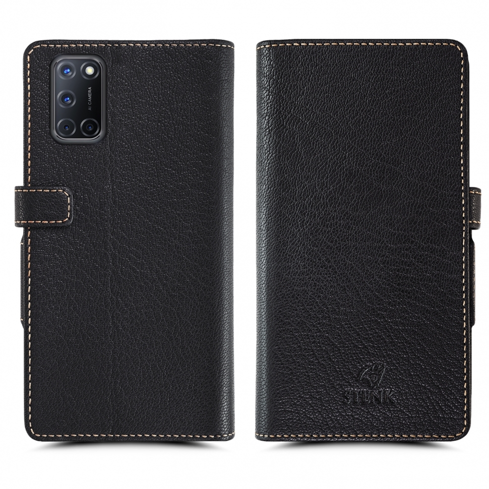 

Чехол книжка Stenk Wallet для OPPO A52 Чёрный