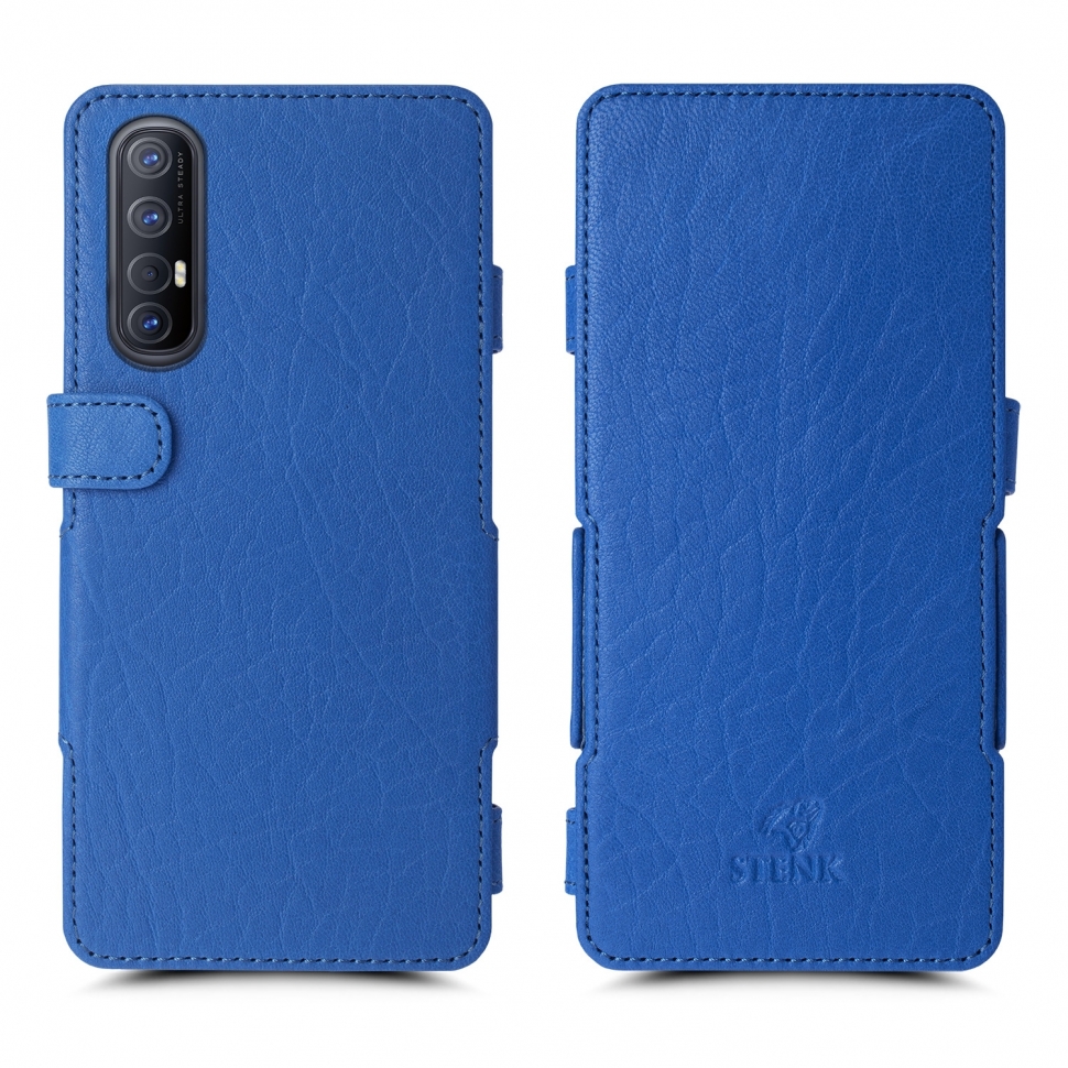 

Чехол книжка Stenk Prime для OPPO Reno3 Pro Ярко-синий