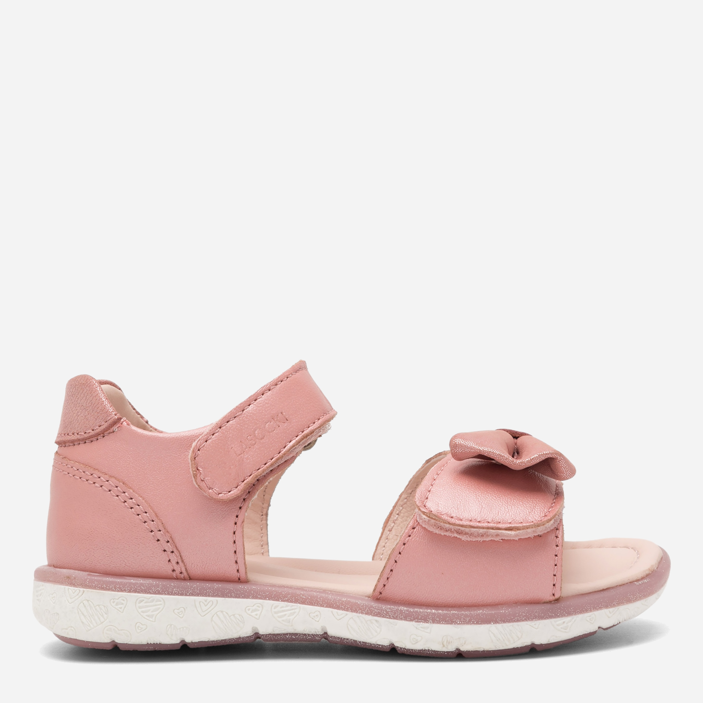 Акція на Дитячі шкіряні сандалі для дівчинки Lasocki HEART CI12-2854-02B 29 Рожеві від Rozetka