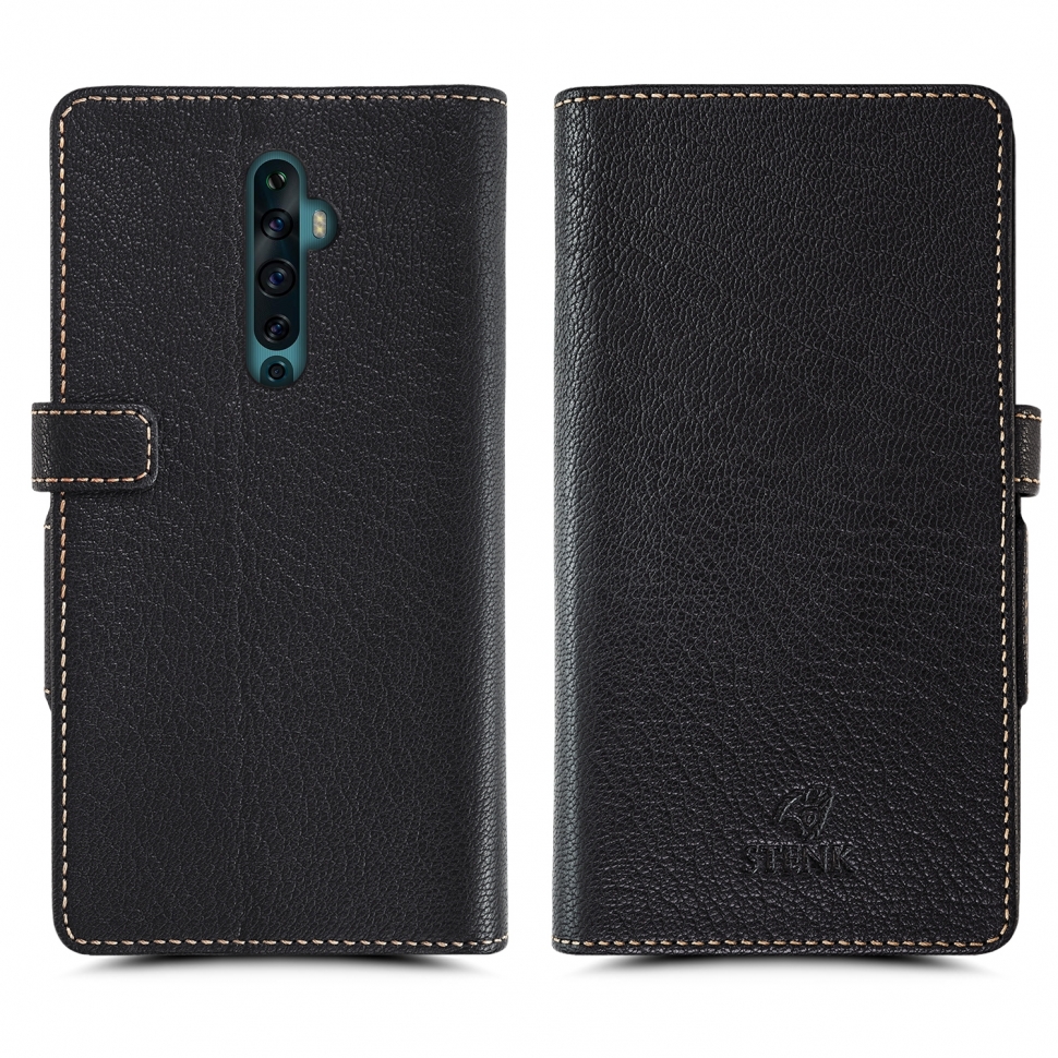 

Чехол книжка Stenk Wallet для OPPO Reno2 F Чёрный