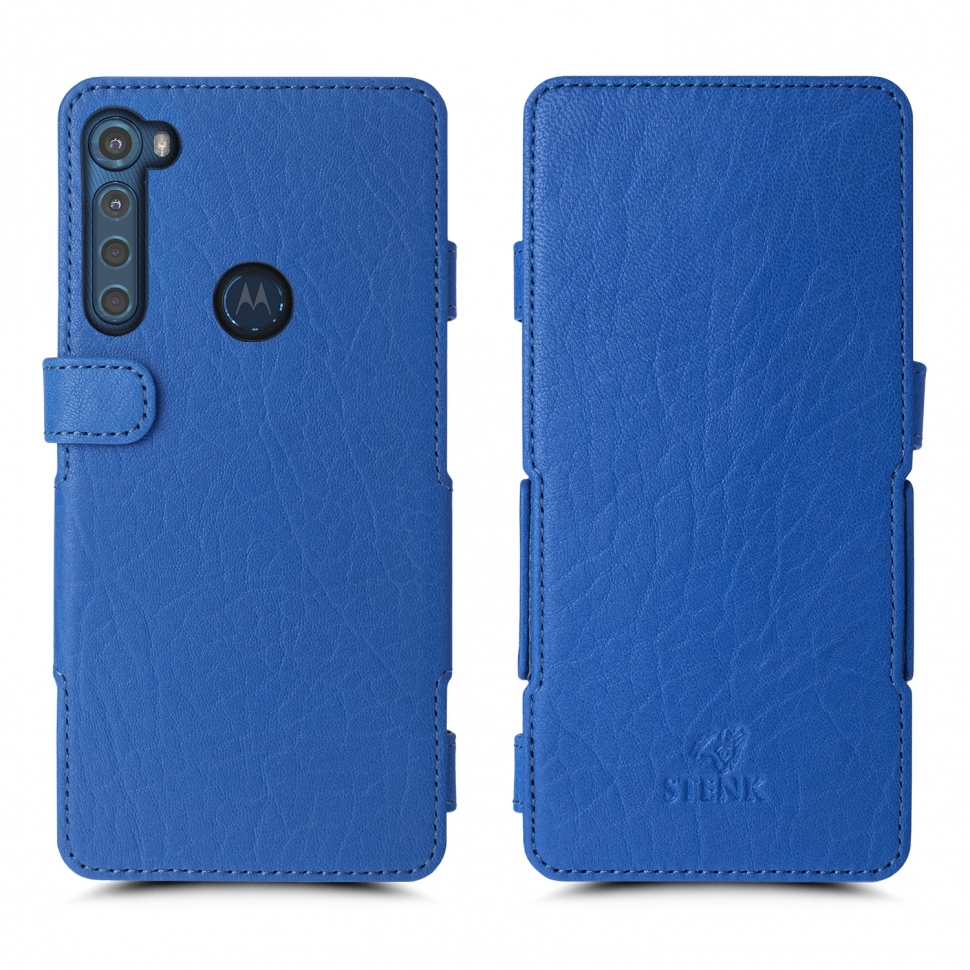 

Чехол книжка Stenk Prime для Motorola One Fusion Plus Ярко-синий