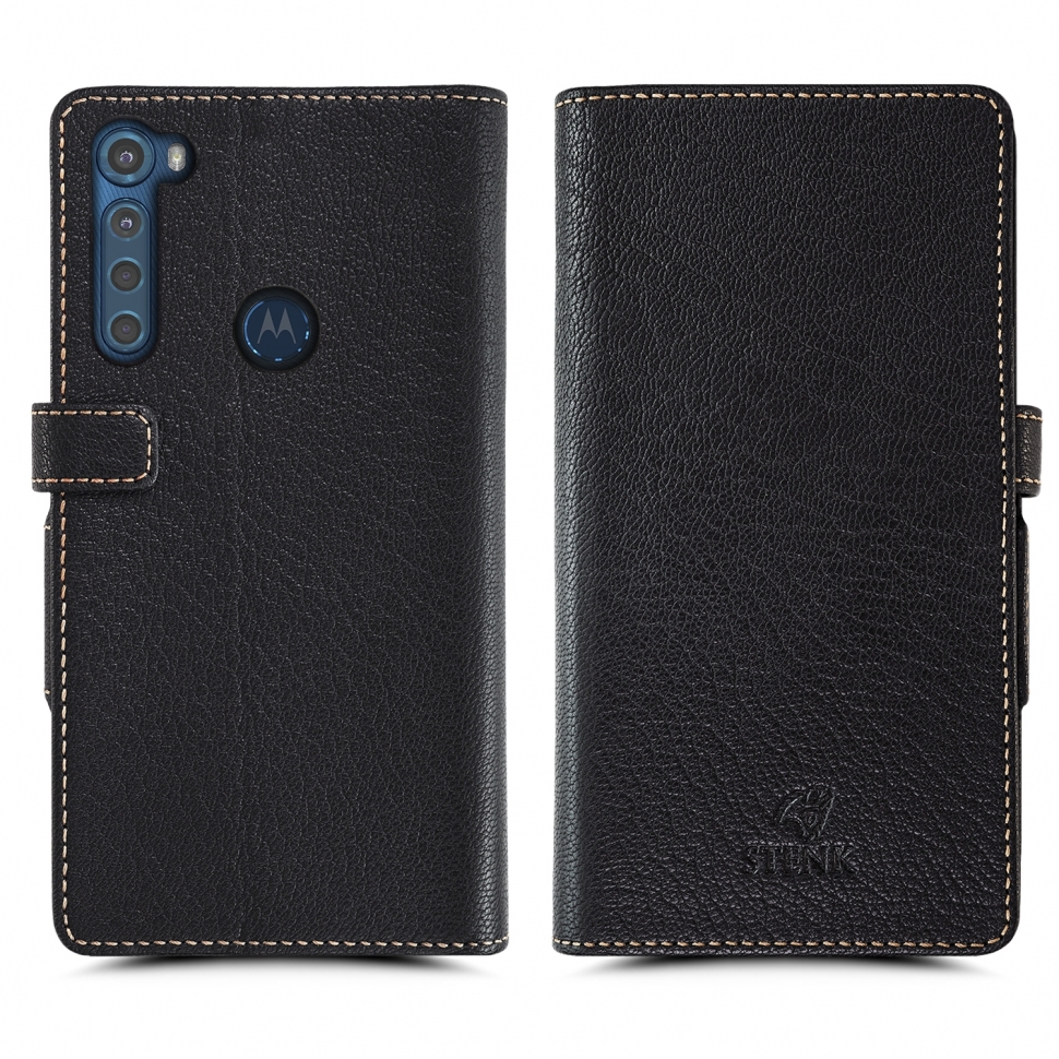 

Чехол книжка Stenk Wallet для Motorola One Fusion Plus Чёрный