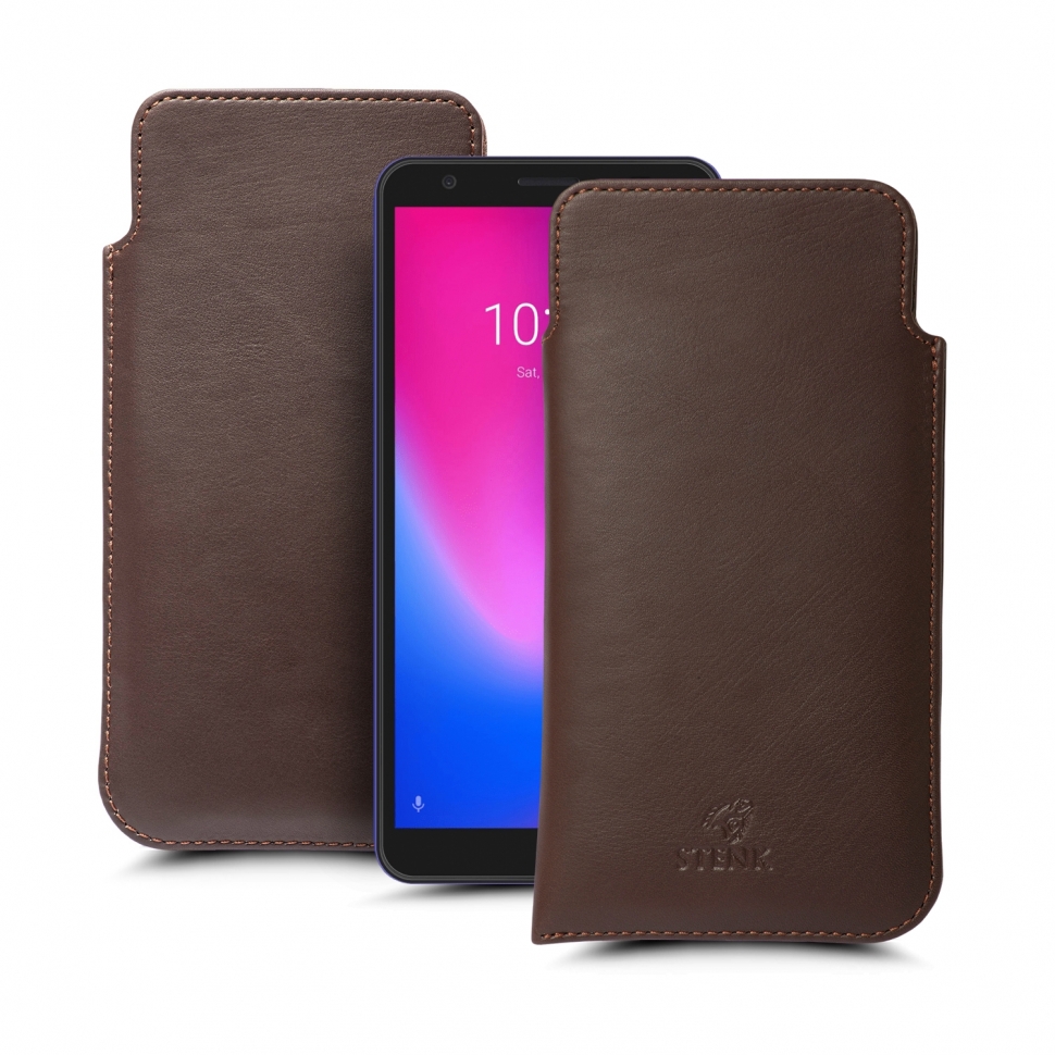 

Футляр Stenk Elegance для ZTE Blade A3 (2020) Коричневый
