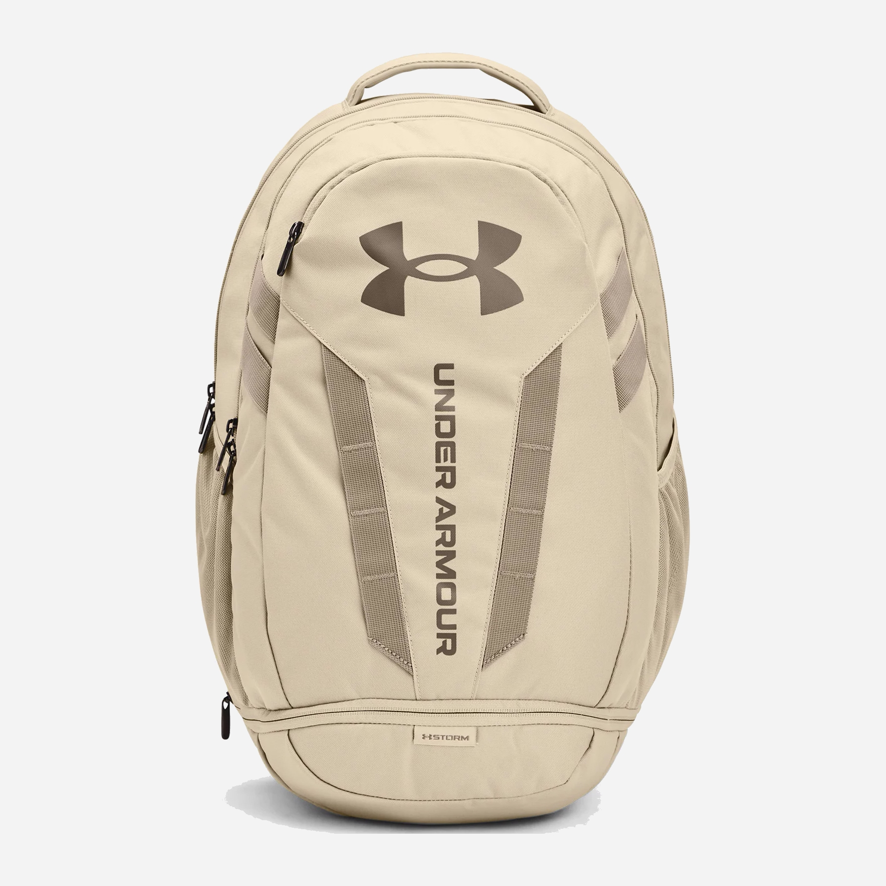 Акція на Рюкзак спортивний 29 л  вміщує формат А4 Under Armour UA Hustle 5.0 Backpack 1361176-289 Бежевий від Rozetka