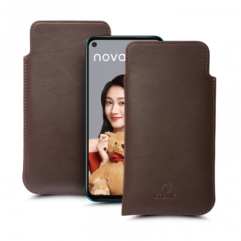 

Футляр Stenk Elegance для Huawei Nova 5i Pro Коричневый