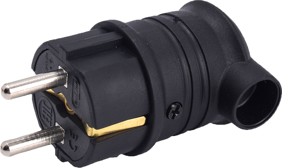 Вилка Bylion каучук угловая 1х16А с З/К 250В IP44 (KEF-L) – фото ...