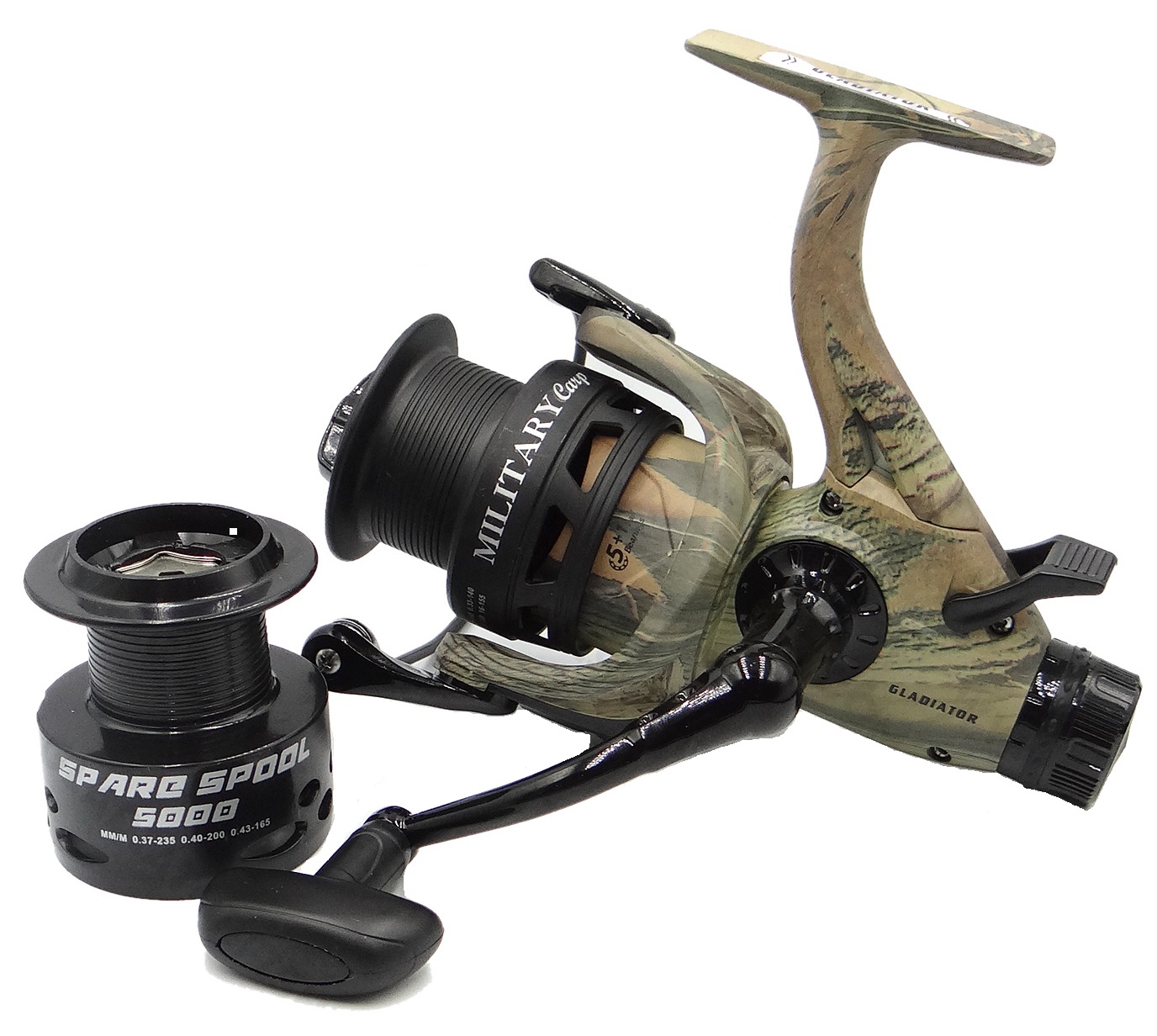 

Катушка Gladiator Military Carp 5000 с бейтраннером (GL-MC-5000)