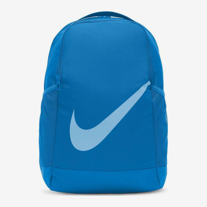 Акція на Рюкзак спортивний тканинний Nike Y NKBRSLA BKPK - SP23 DV9436-406 Фото Синій/Фото Синій/Синій Водолій від Rozetka