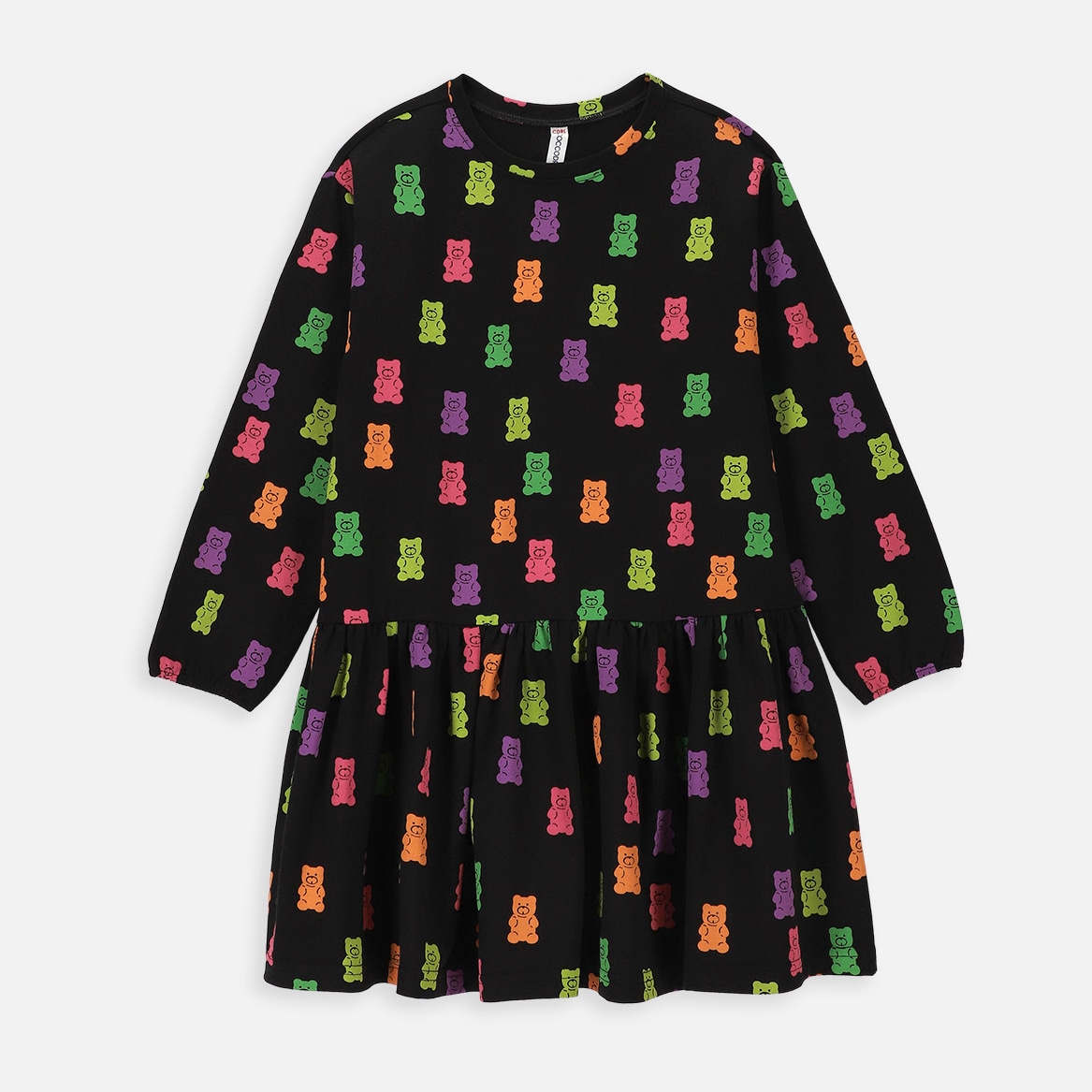 Акція на Дитяче плаття для дівчинки Coccodrillo WC4129102JPK-021 104 см Чорне від Rozetka