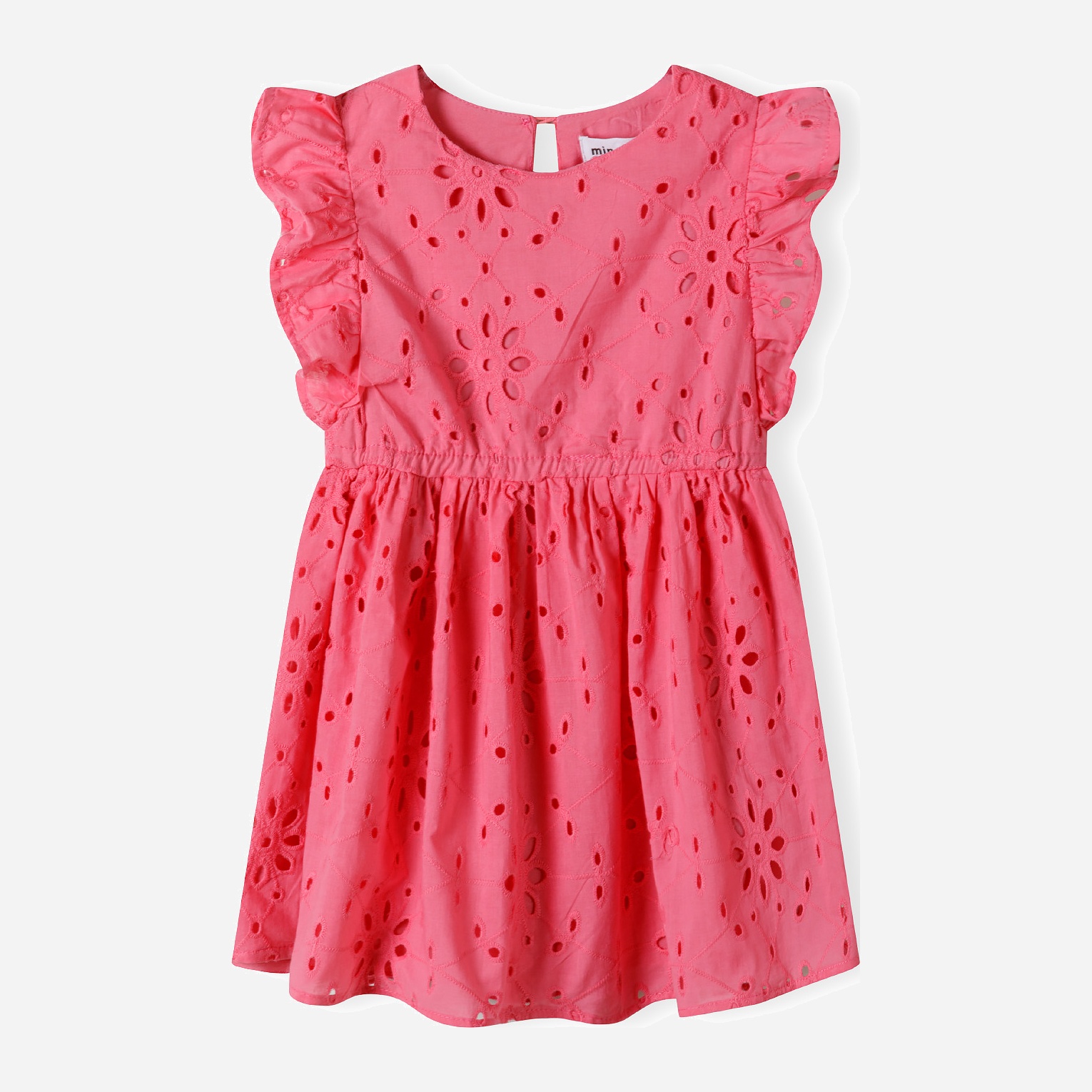 Акция на Дитяче літнє плаття для дівчинки Minoti 18DRESS 59 40631JNR 110-116 см Рожеве от Rozetka