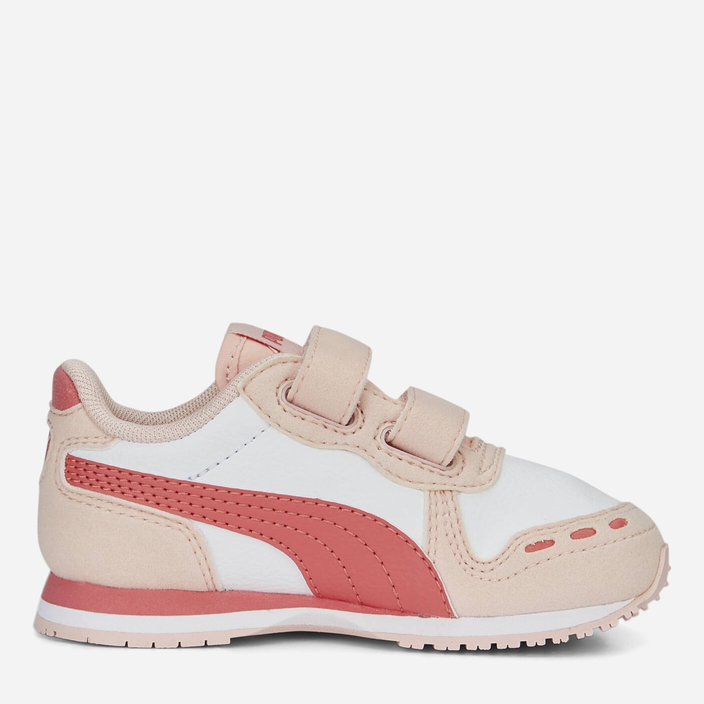 Акція на Підліткові кросівки для дівчинки Puma Cabana Racer SL 20 V Inf 38373109 23 (6) Білий/Рожевий від Rozetka