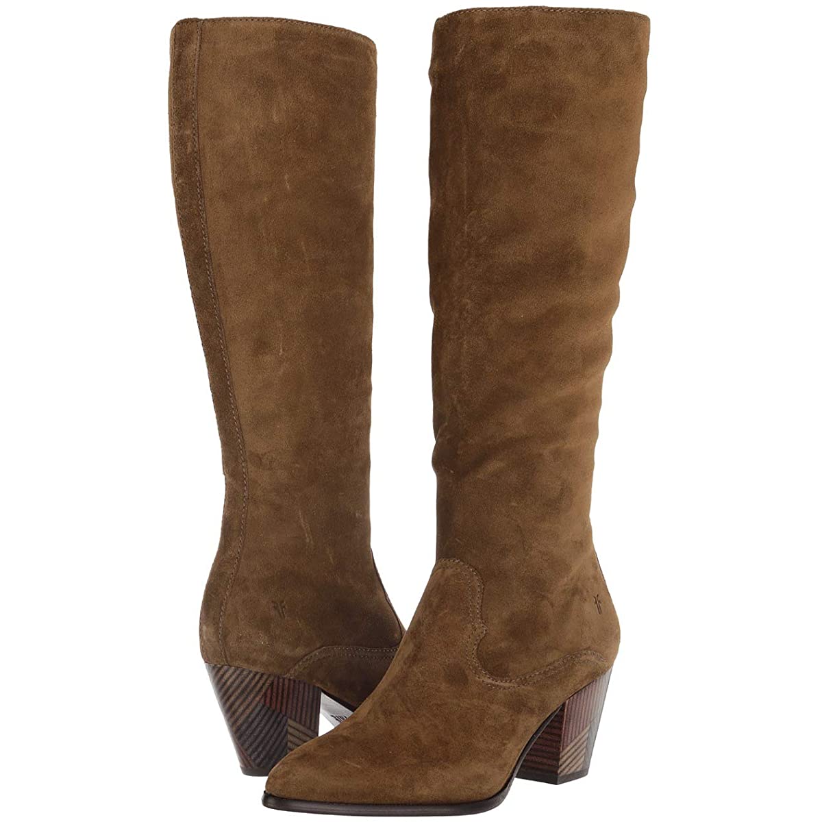 

Сапоги женские Frye Reed Inside-Zip Tall Хаки размер 36.5