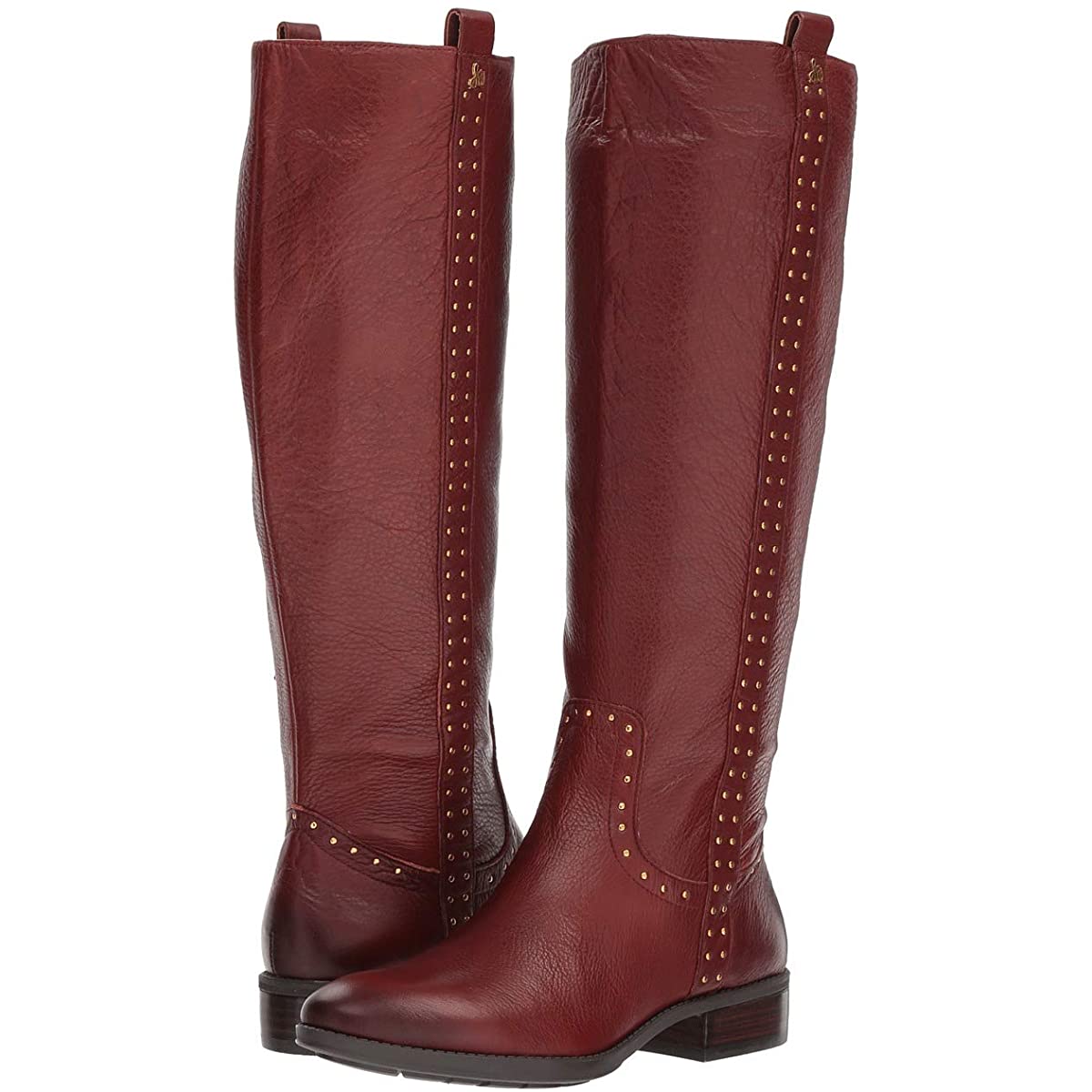 

Сапоги женские Sam Edelman Prina Leather Tall Boot Бордовый размер 36