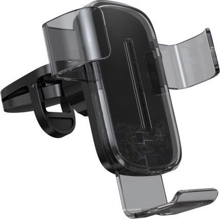 

Держатель для мобильного с Baseus Explore Wireless Charger Gravity Car Mount（15W）Black