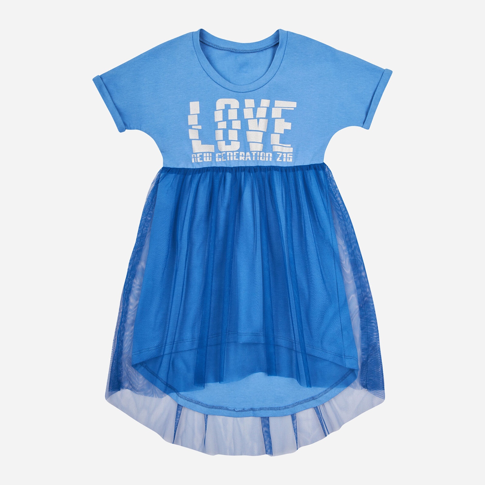 Акція на Дитяча літня сукня для дівчинки UA16 15СК114-3 (2-445) 110 см Синя від Rozetka