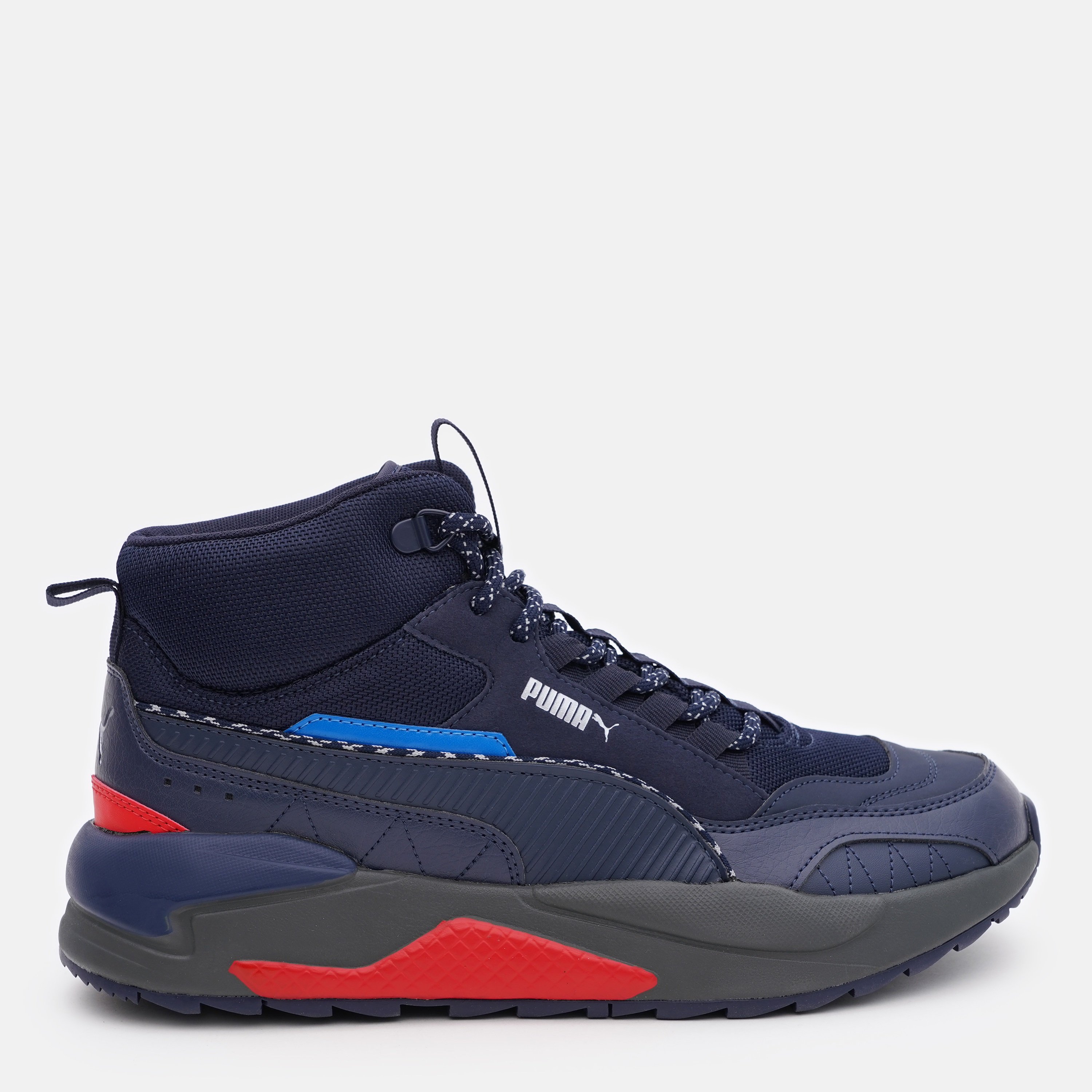 Акція на Черевики Puma X-Ray 2 Square Mid Wtr 37302004 40.5 (7) 26 см Peacoat-Peacoat-Future Blue-High Risk Red-Puma Silver від Rozetka