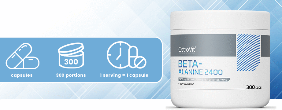 Аминокислота бета-аланин для спортсменов OstroVit Beta-Alanine 2400mg ...