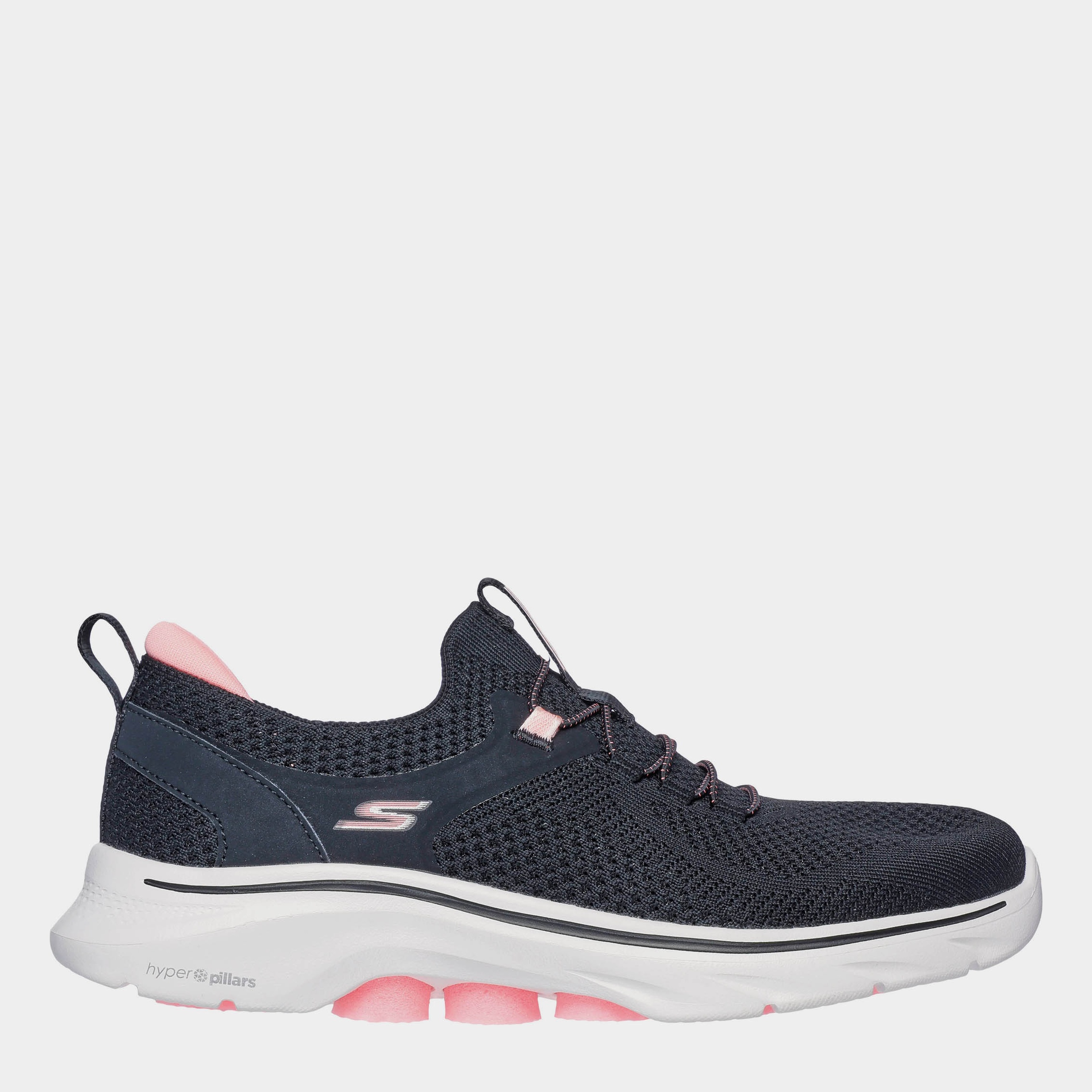 Акція на Жіночі кросівки для фітнесу Skechers 125225 BKHP 37 (7US) 24 см Чорні від Rozetka