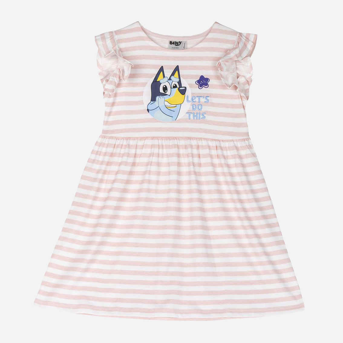Акция на Дитяче літнє плаття для дівчинки Disney Bluey 2900002048 98 см Рожеве от Rozetka