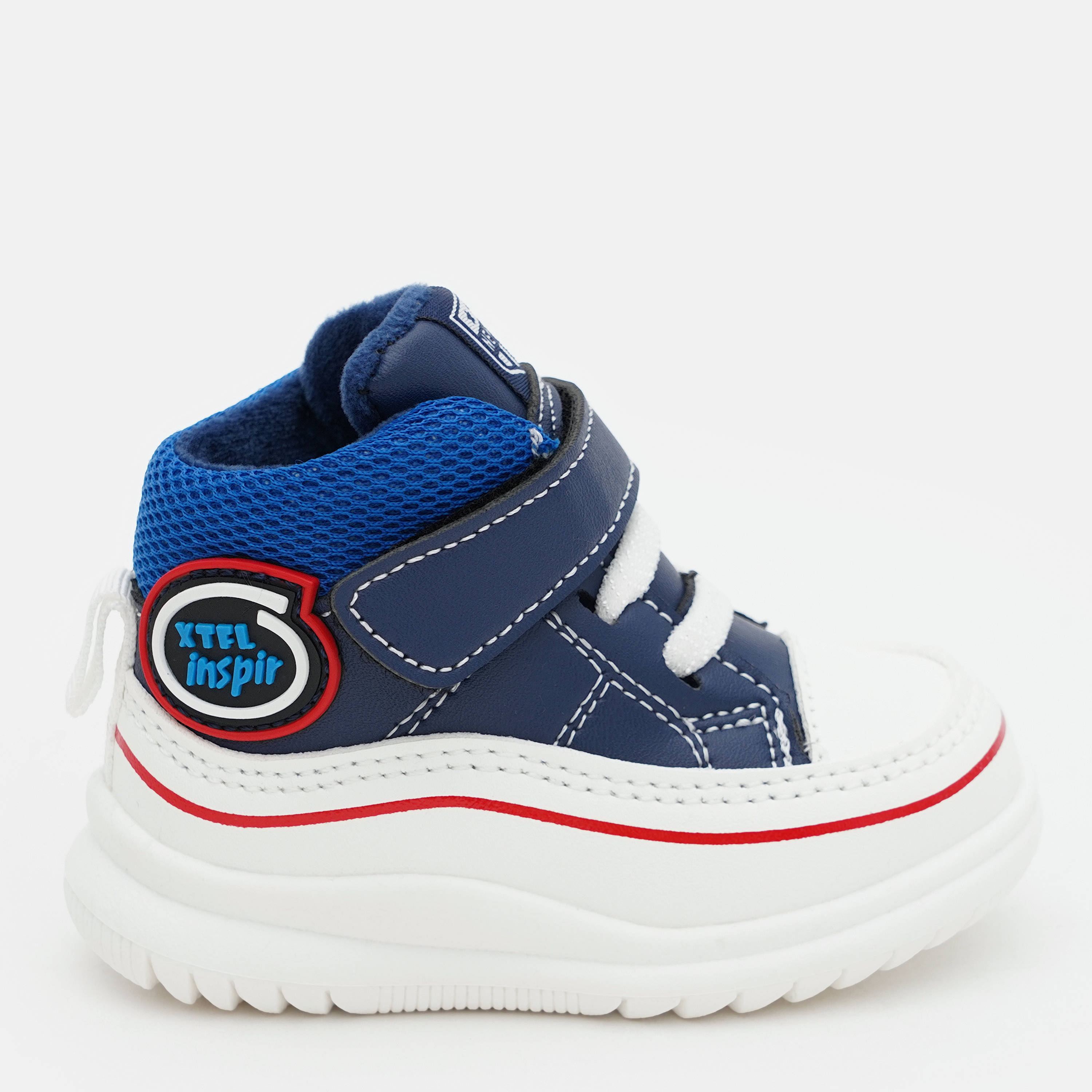 Акція на Дитячі демісезонні черевики для хлопчика Tom.m T-11031-W 19 Сині від Rozetka
