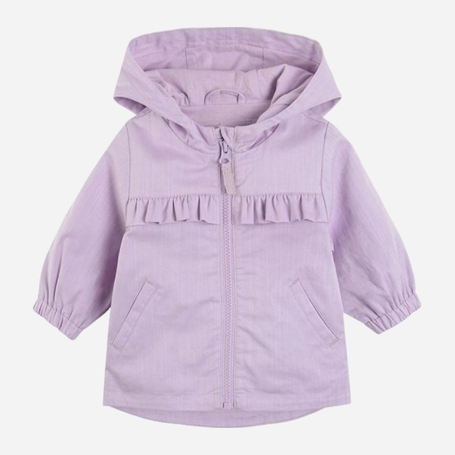 Акція на Дитяча демісезонна куртка-парка для дівчинки Cool Club COG2401153 92 см Фіолетова від Rozetka