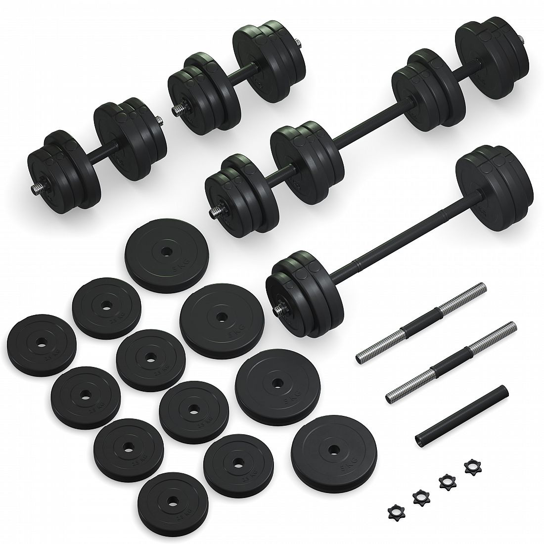Гантели с функцией штанги 2в1 Fit-On 43 кг (2020-0009) – фото, отзывы ...