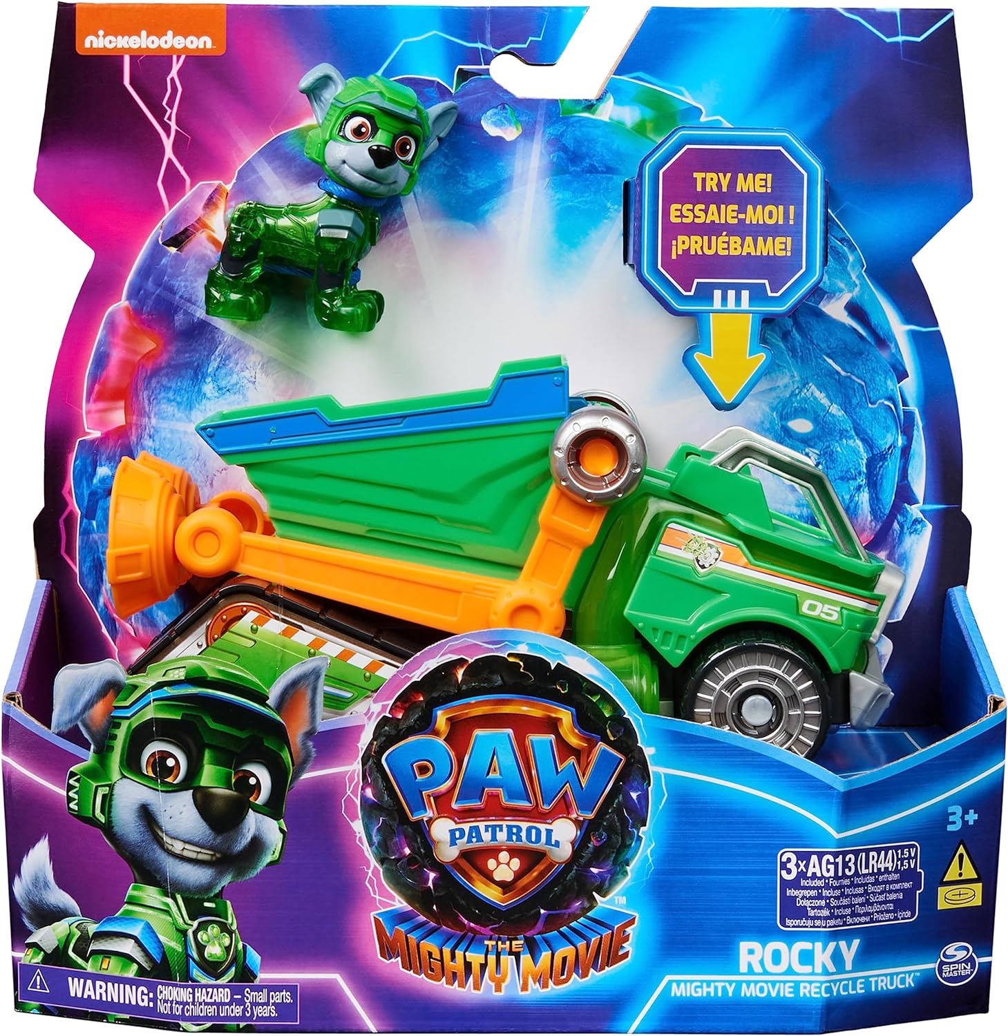 Щенячий патруль Могучие щенки грузовик Рокки свет, звук Paw Patrol Mighty  Movie Recycling Lorry Rocky Pups Spin Master (6067508) – фото, отзывы,  характеристики в интернет-магазине ROZETKA от продавца: Вuy here | Купить