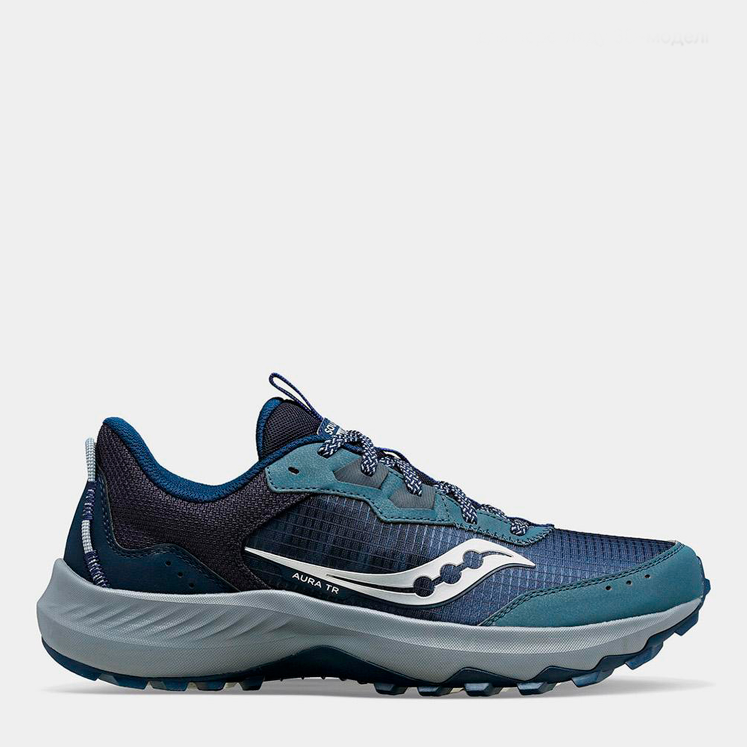 Акція на Чоловічі кросівки для бігу Saucony Aura Tr S20862-110 41 (8US) 26 см Navy/Silver від Rozetka