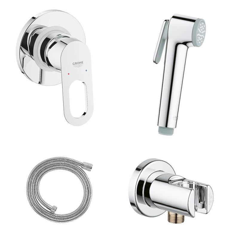 

Набор для гигиенического душа со смесителем Grohe BauLoop 111042