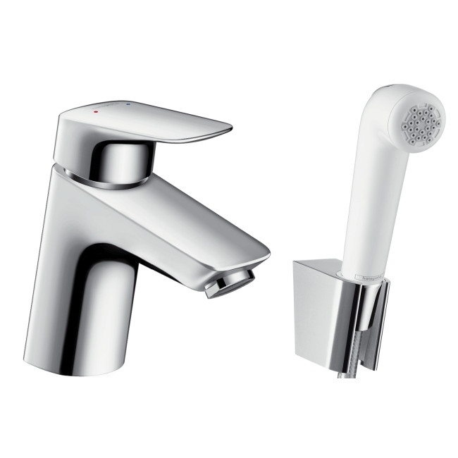 

Смеситель для умывальника Hansgrohe Logis однорычажный с гигиеническим душем