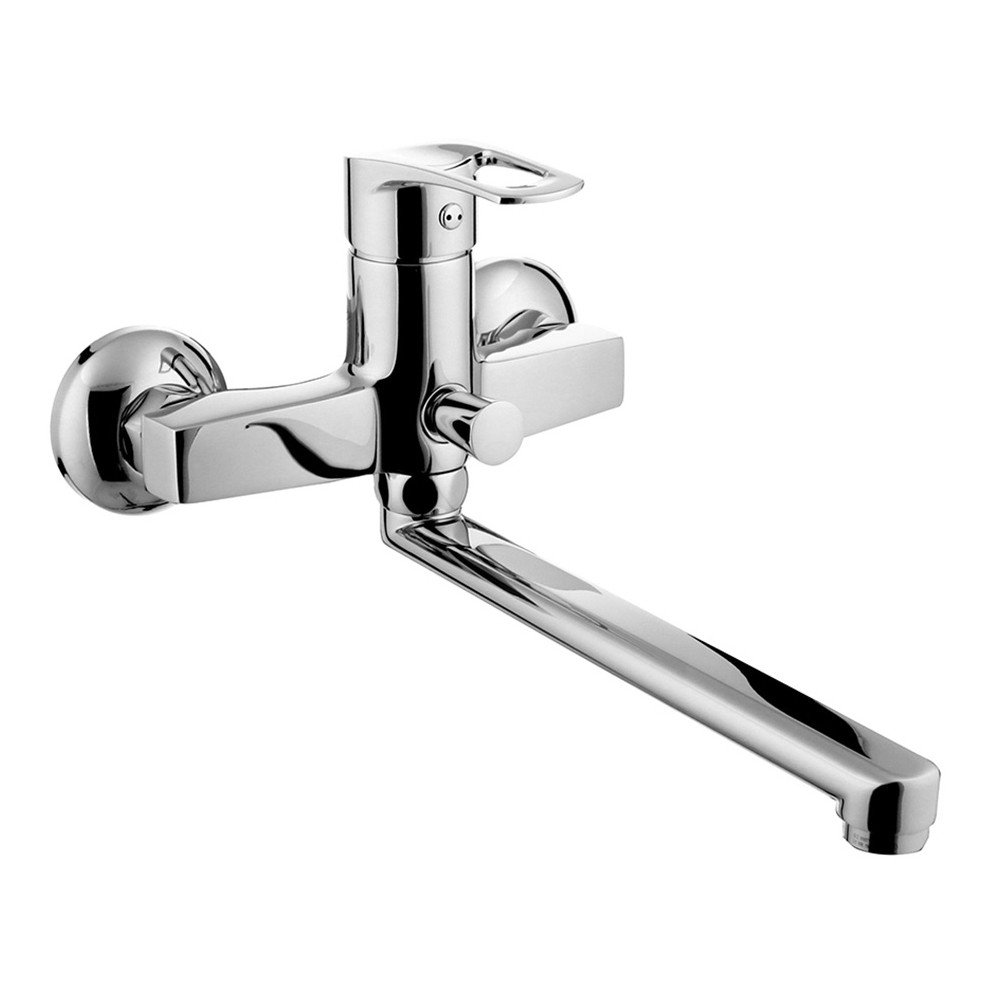 

Смеситель для ванны Imprese Lidice L-излив 230 мм, хром, 35 мм