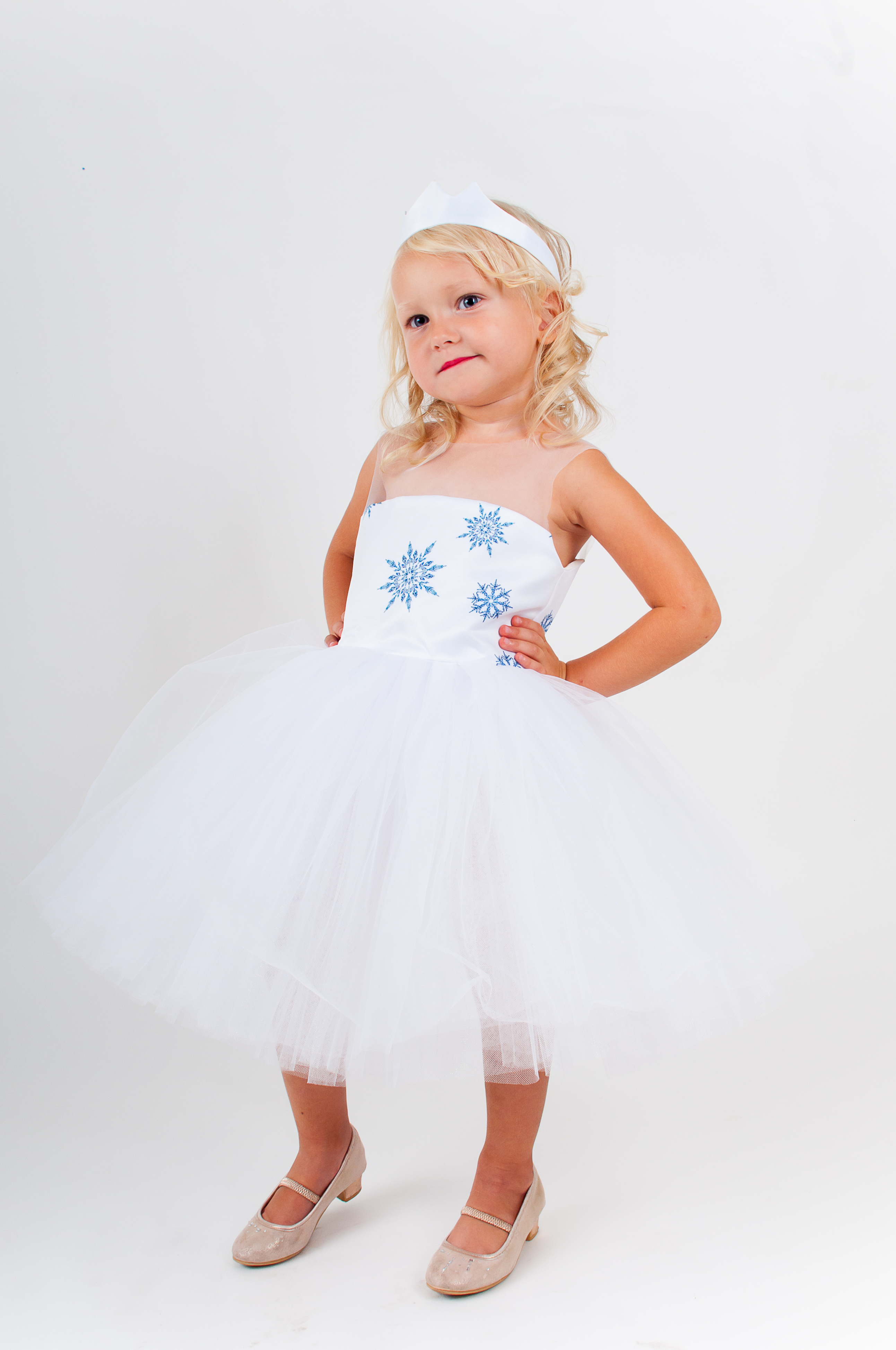 

Снежинка "Тиффани" костюм для девочки Colombina Kids 104 см